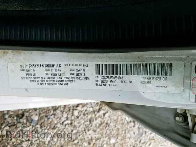 2013 CHRYSLER 200 - VIN: 1C3CCBBB6DN764740 - Фото 10