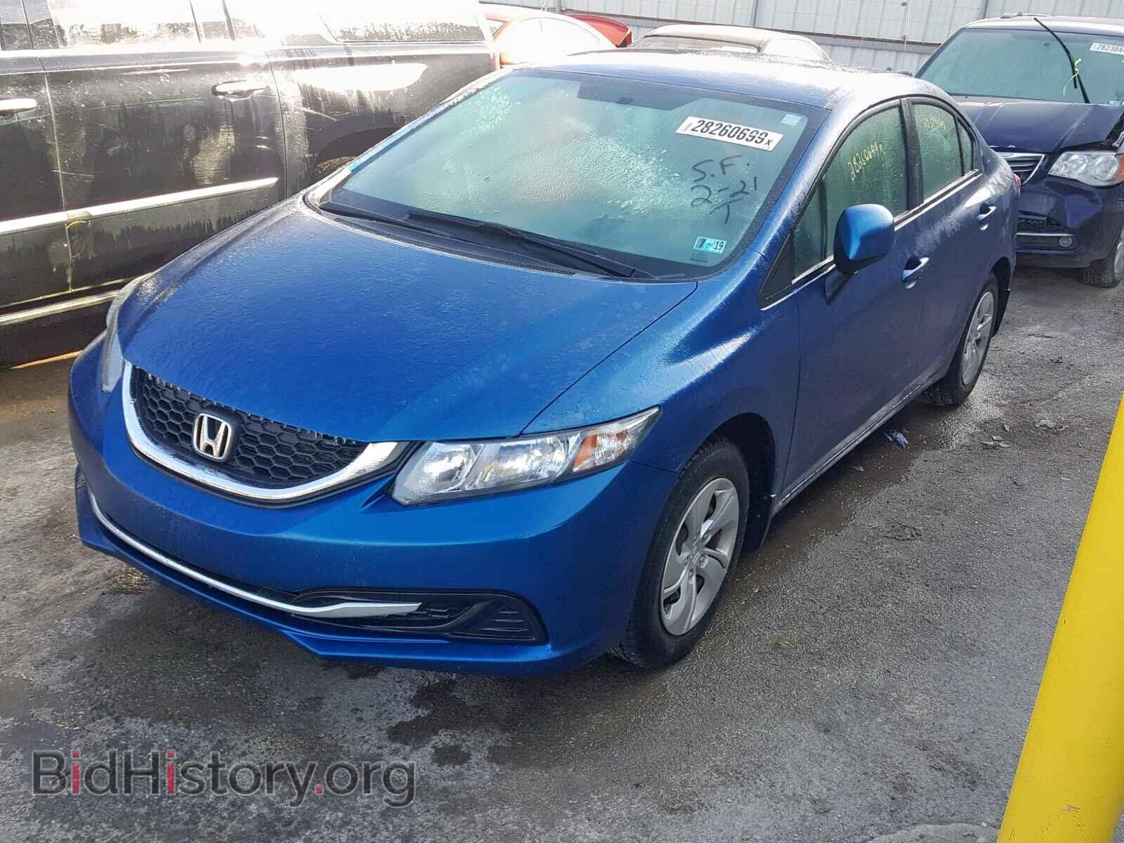 2013 HONDA CIVIC LX - VIN: 19XFB2F58DE254412 - Фото 2