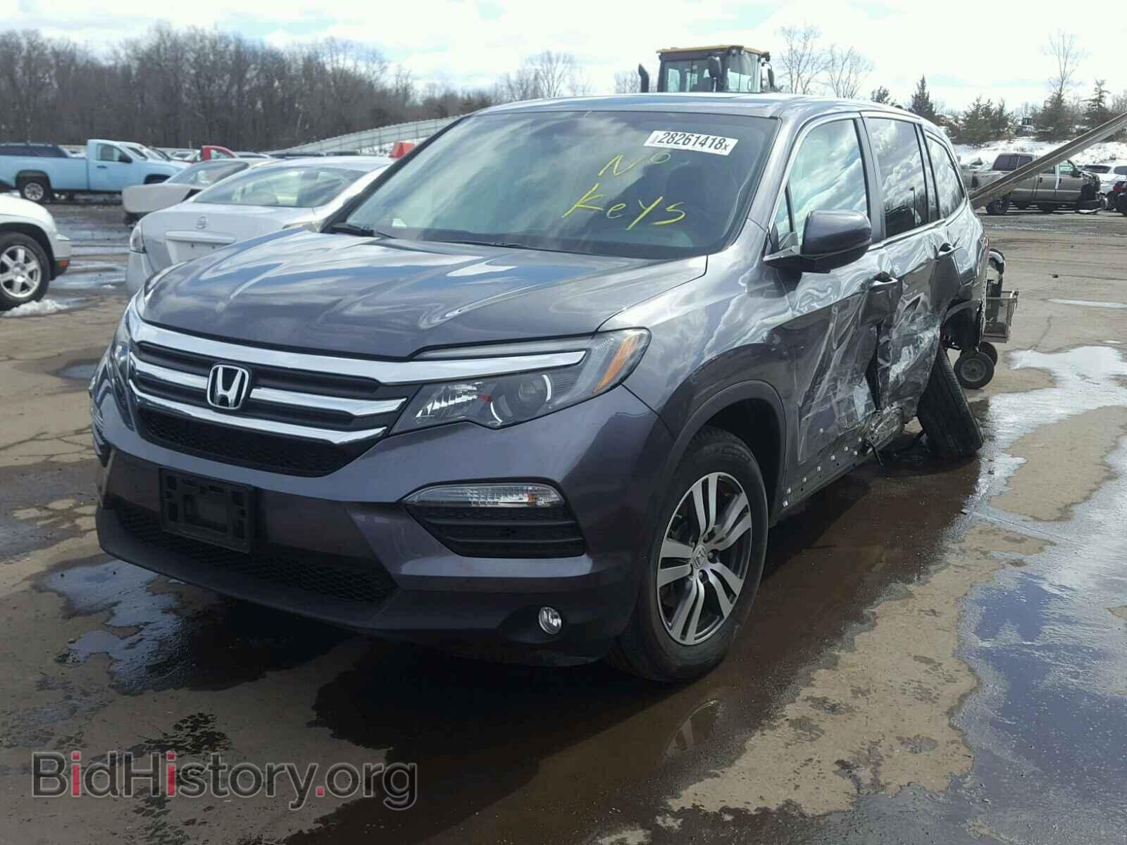 2017 HONDA PILOT - VIN: 5FNYF6H54HB009026 - Фото 2