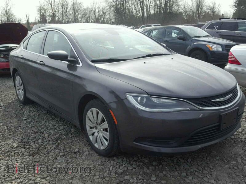 2015 Chrysler 200 200 LX (VIN 1C3CCCFB8FN742970) — фото 1 из 10, Copart, повреждение: задняя часть