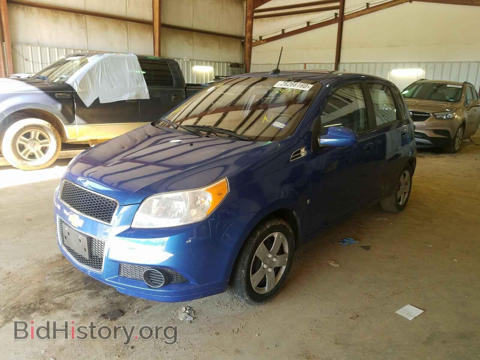 2009 CHEVROLET AVEO - VIN: KL1TD66E59B299372 - Фото 2