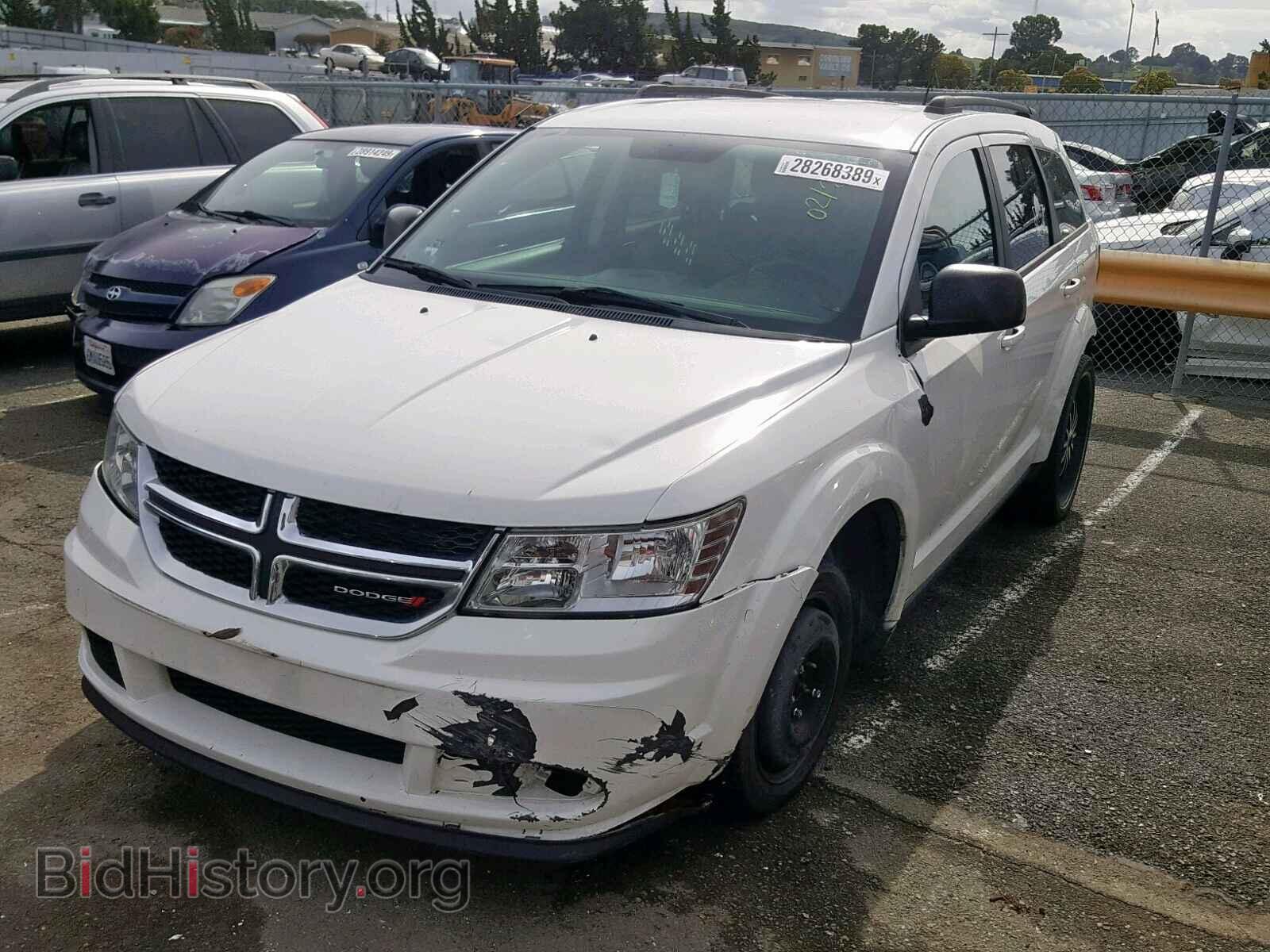 2016 DODGE JOURNEY SE - VIN: 3C4PDCAB3GT109389 - Фото 2