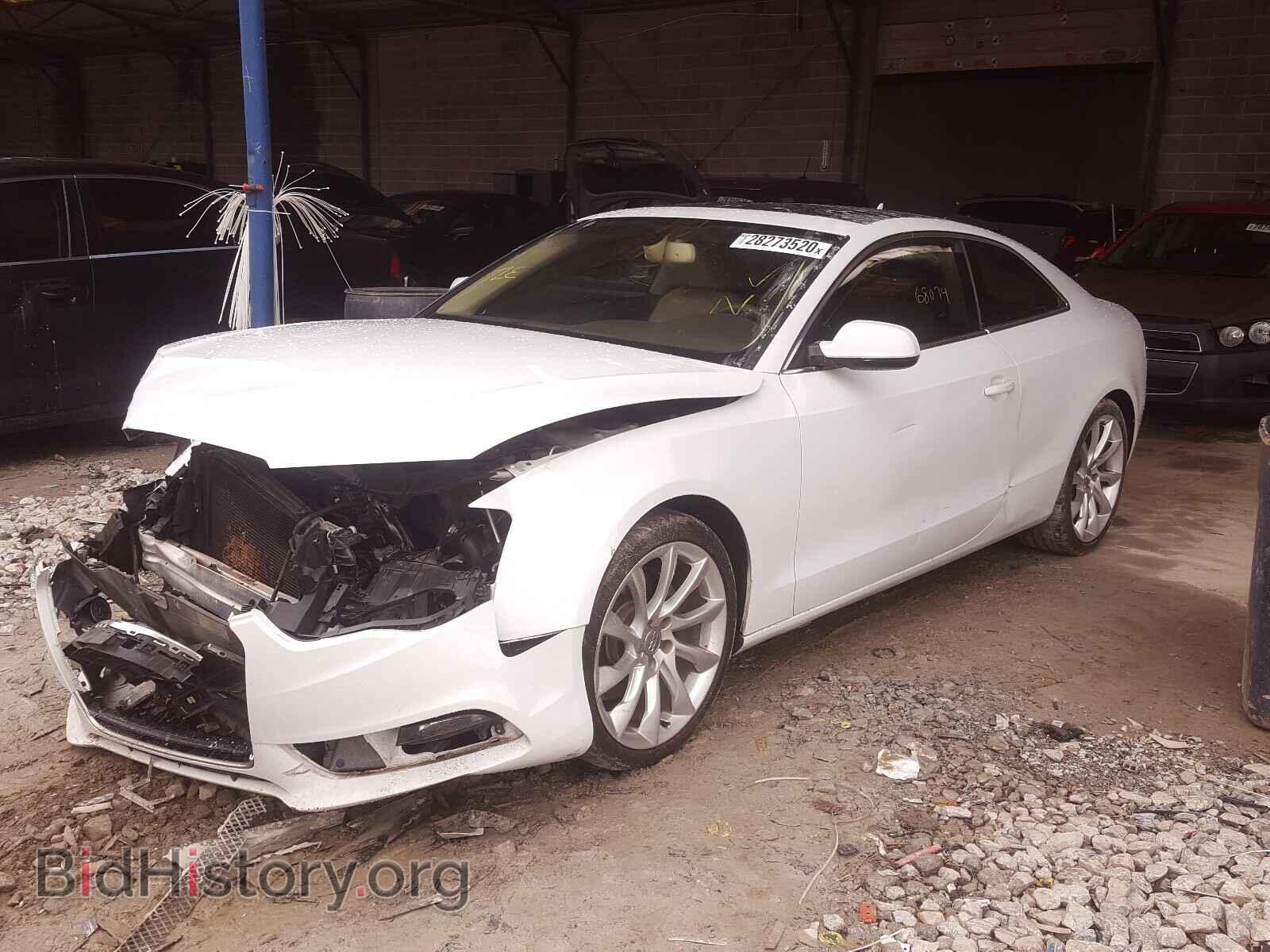 2013 AUDI A5 - VIN: WAULFAFR2DA003146 - Фото 2