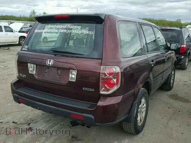 2007 HONDA PILOT - VIN: 2HKYF18187H513966 - Фото 4