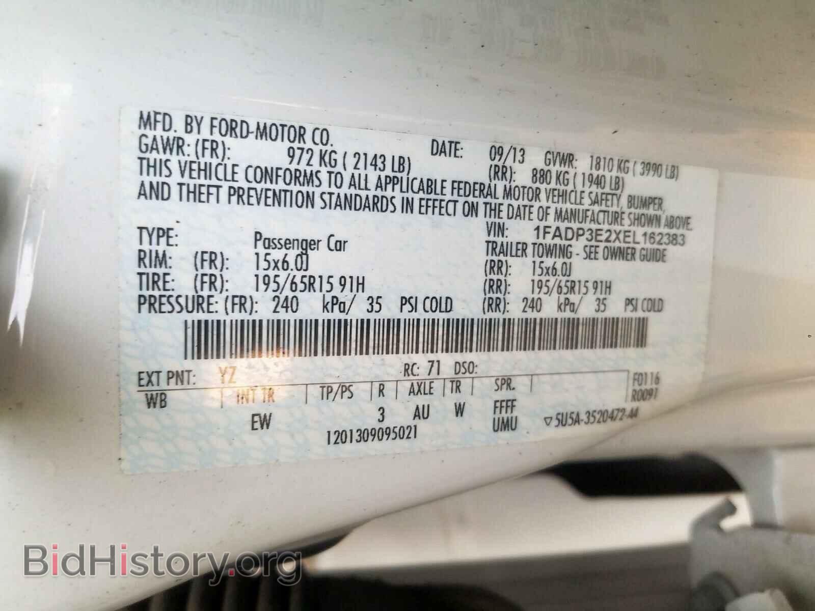 2014 FORD FOCUS - VIN: 1FADP3E2XEL162383 - Photo 10