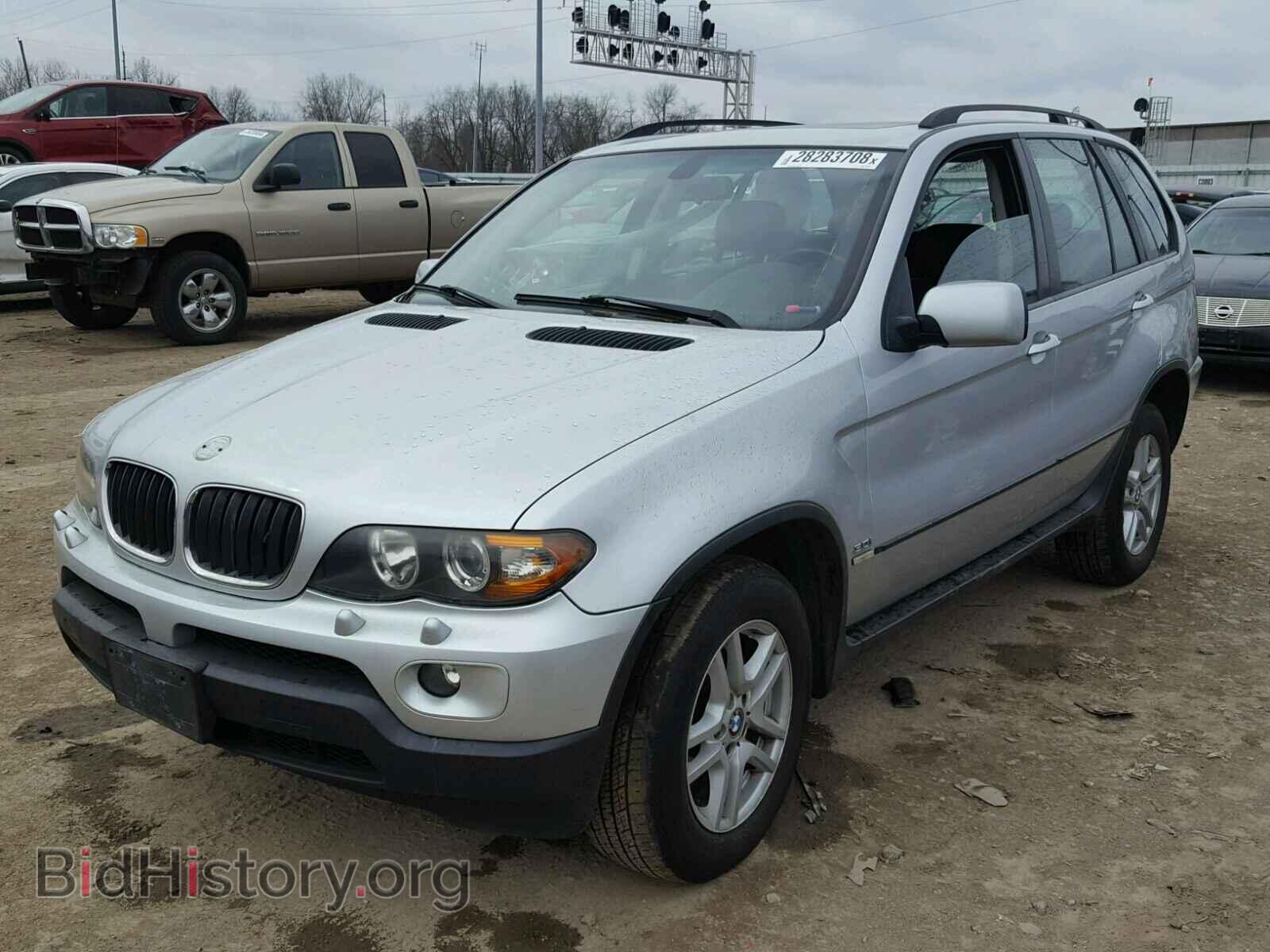 2005 BMW X5 - VIN: 5UXFA135X5LU46603 - Фото 2