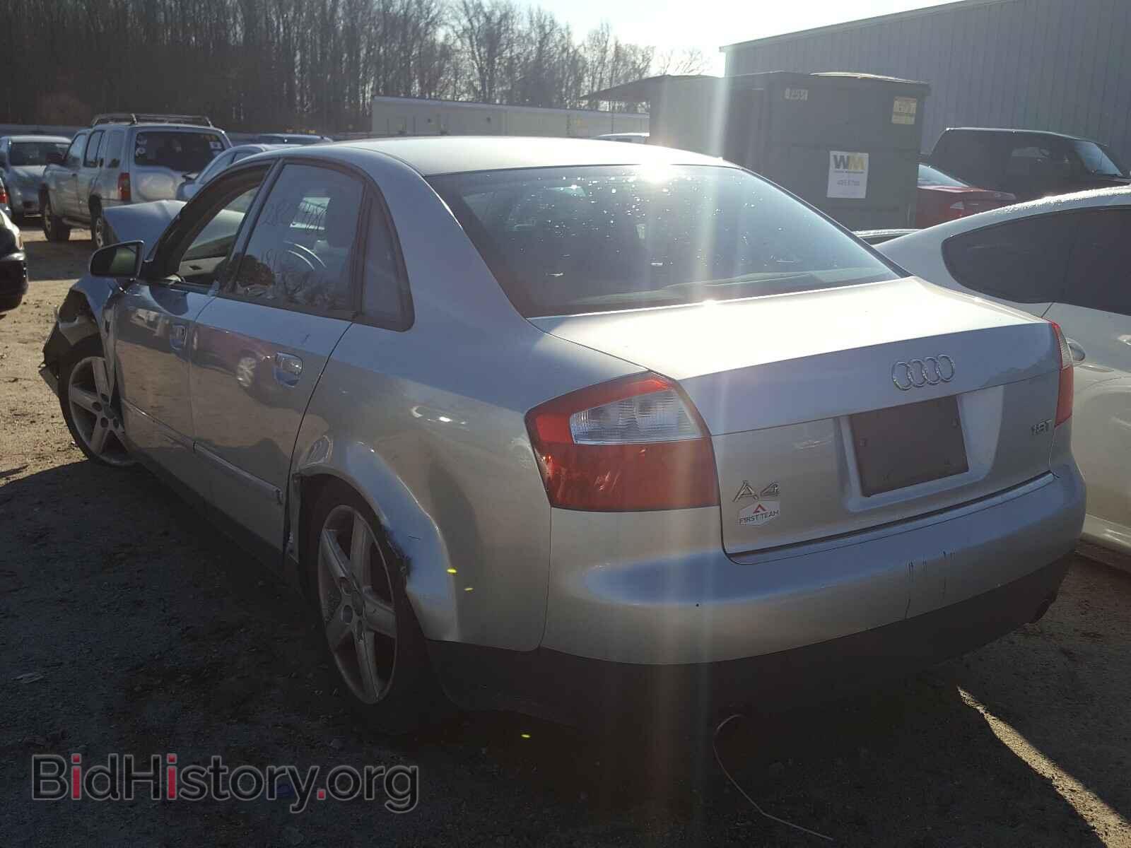 2002 AUDI A4 - VIN: WAUJC68EX2A280857 - Фото 3