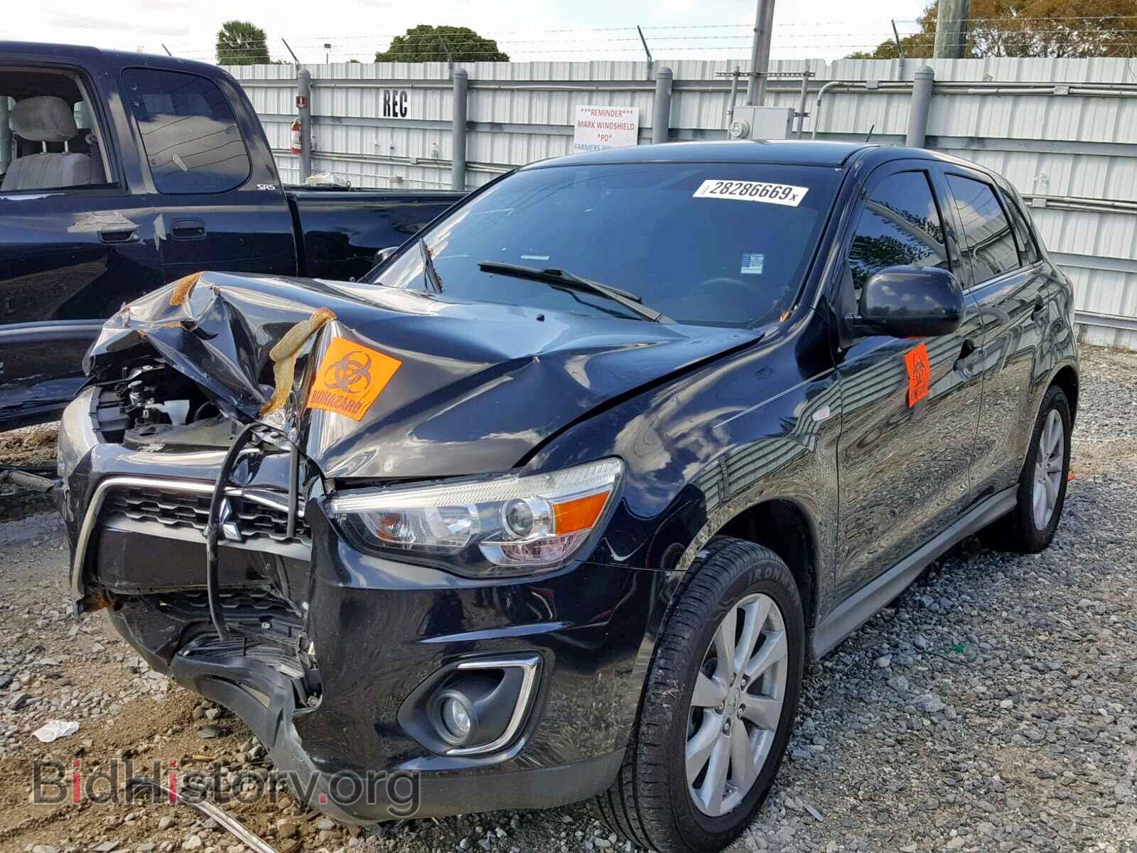 2013 MITSUBISHI OUTLANDER - VIN: 4A4AP4AU1DE020607 - Фото 2