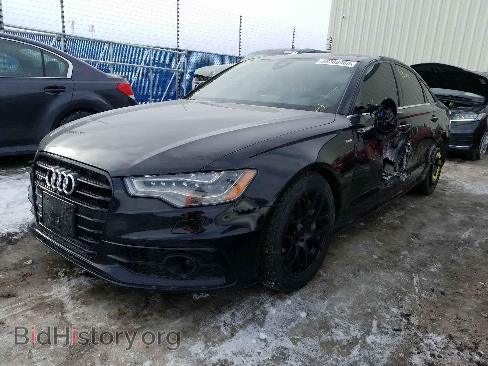 2013 AUDI A6 - VIN: WAUJGCFC5DN136052 - Фото 2