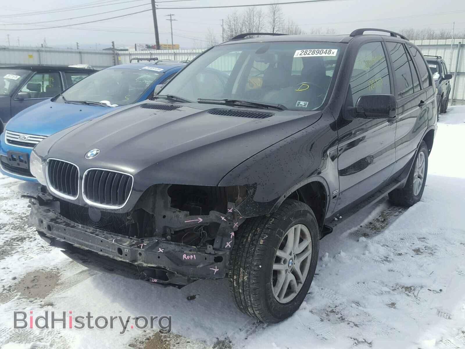 2006 BMW X5 - VIN: 5UXFA13596LY42586 - Фото 2