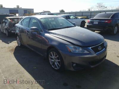 2012 Lexus IS IS 250, серый — VIN JTHBF5C29C5166802, Copart