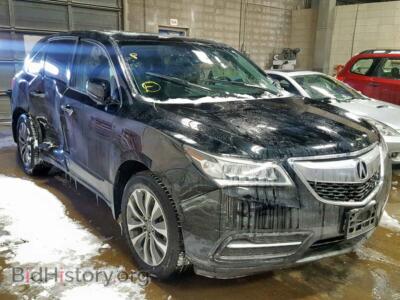 2014 Acura MDX MDX Techno, black — VIN 5FRYD3H43EB004356, Copart