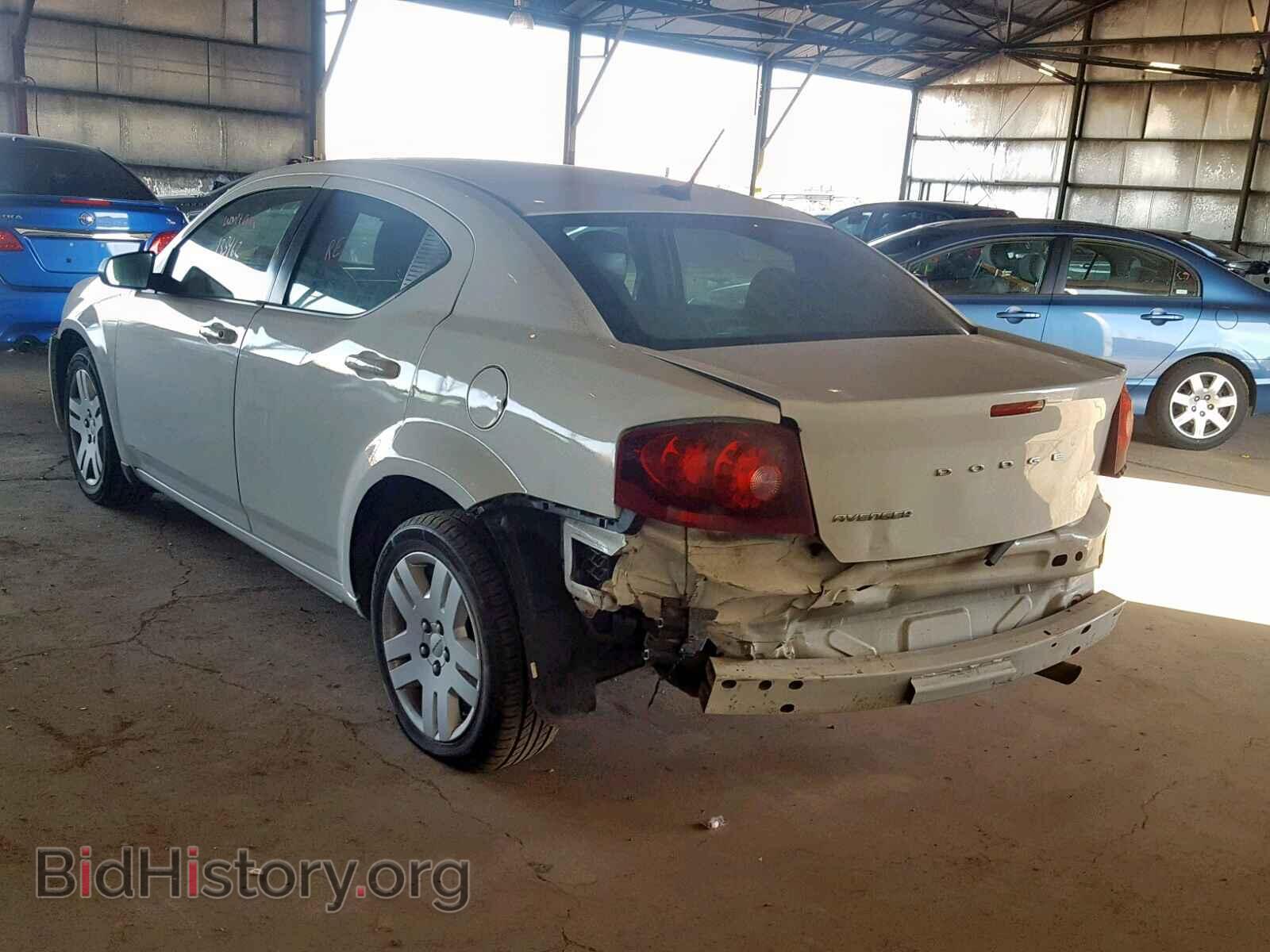 2013 DODGE AVENGER - VIN: 1C3CDZAB3DN529476 - Фото 3