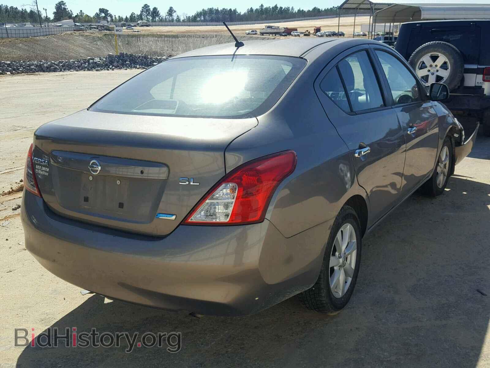 2012 NISSAN VERSA - VIN: 3N1CN7AP4CL804444 - Фото 4