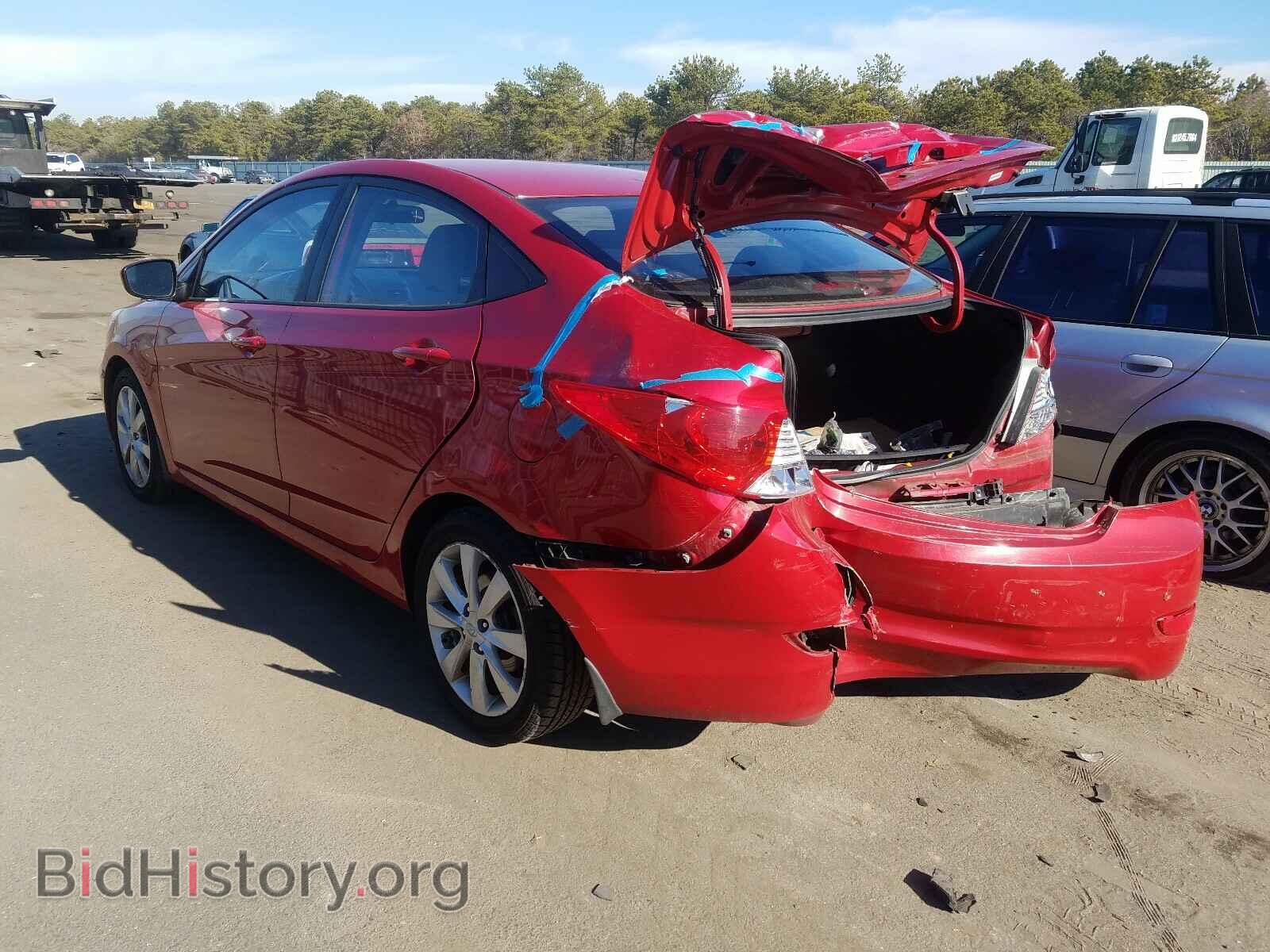 2012 HYUNDAI ACCENT - VIN: KMHCU4AEXCU187761 - Фото 3