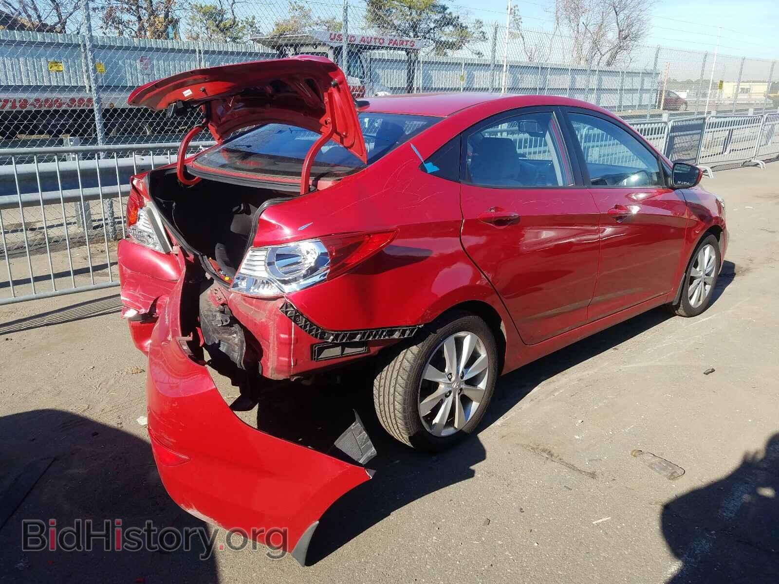 2012 HYUNDAI ACCENT - VIN: KMHCU4AEXCU187761 - Фото 4
