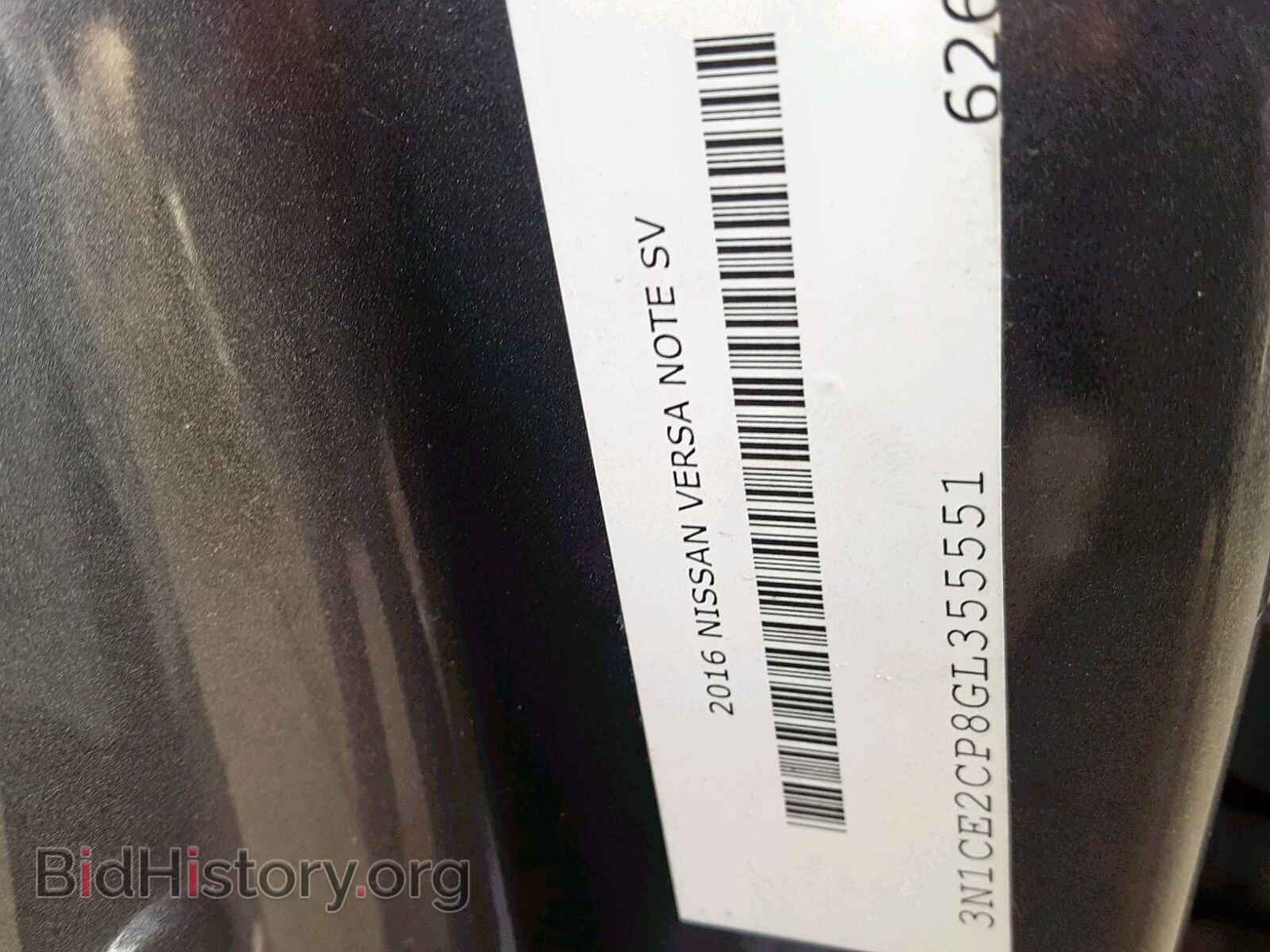 2016 NISSAN VERSA - VIN: 3N1CE2CP8GL355551 - Photo 10