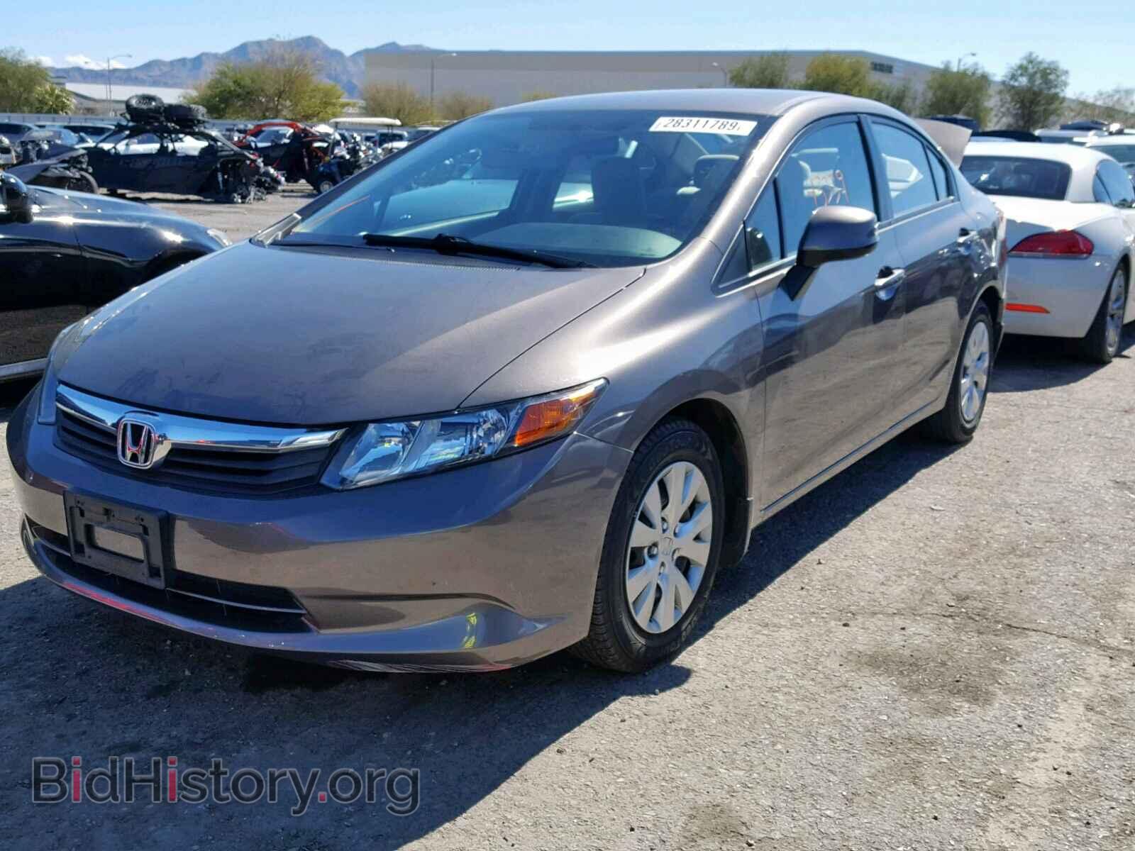 2012 HONDA CIVIC LX - VIN: 19XFB2F59CE070613 - Photo 2