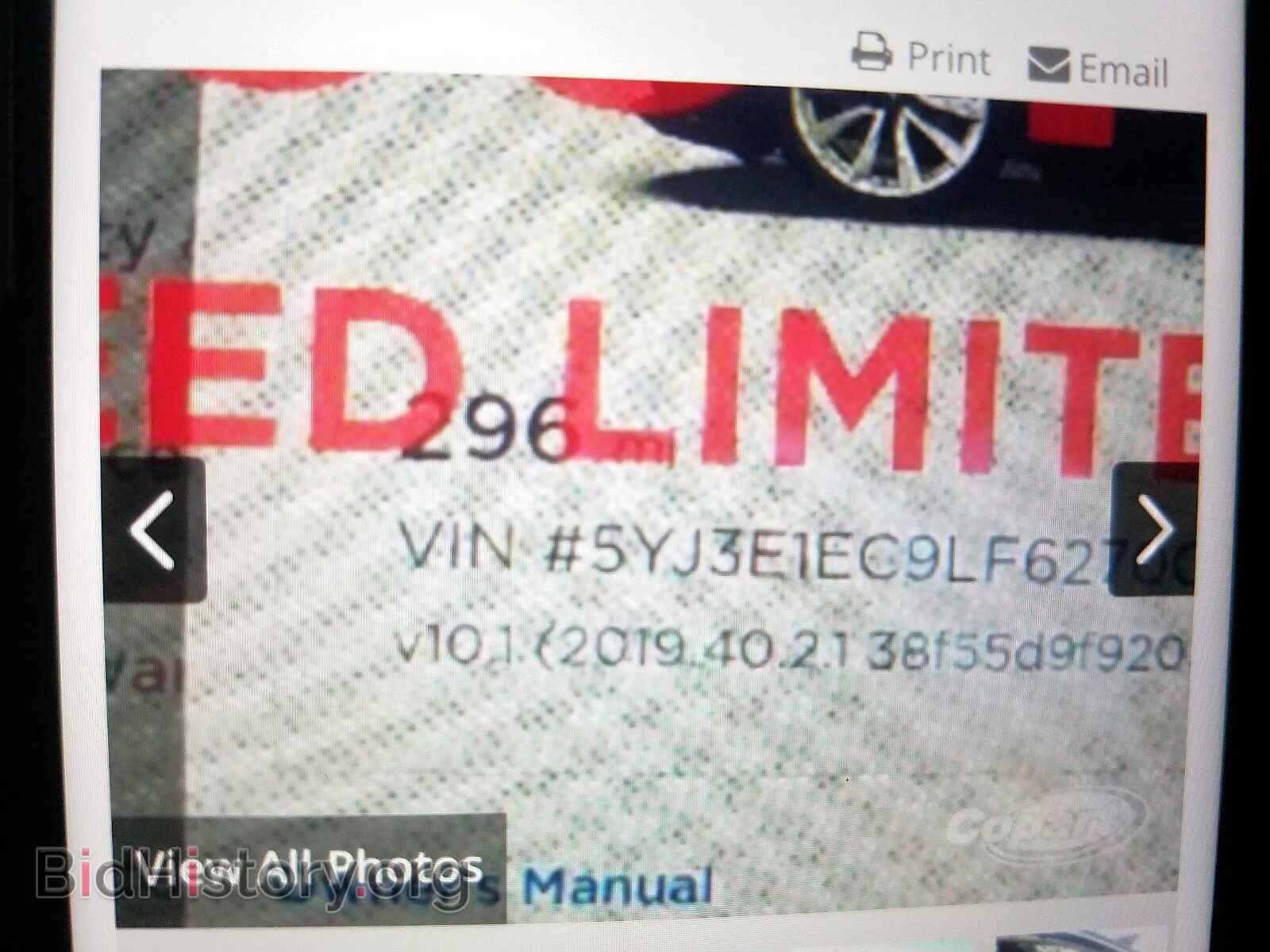 2020 TESLA MODEL 3 - VIN: 5YJ3E1EC9LF627003 - Photo 8