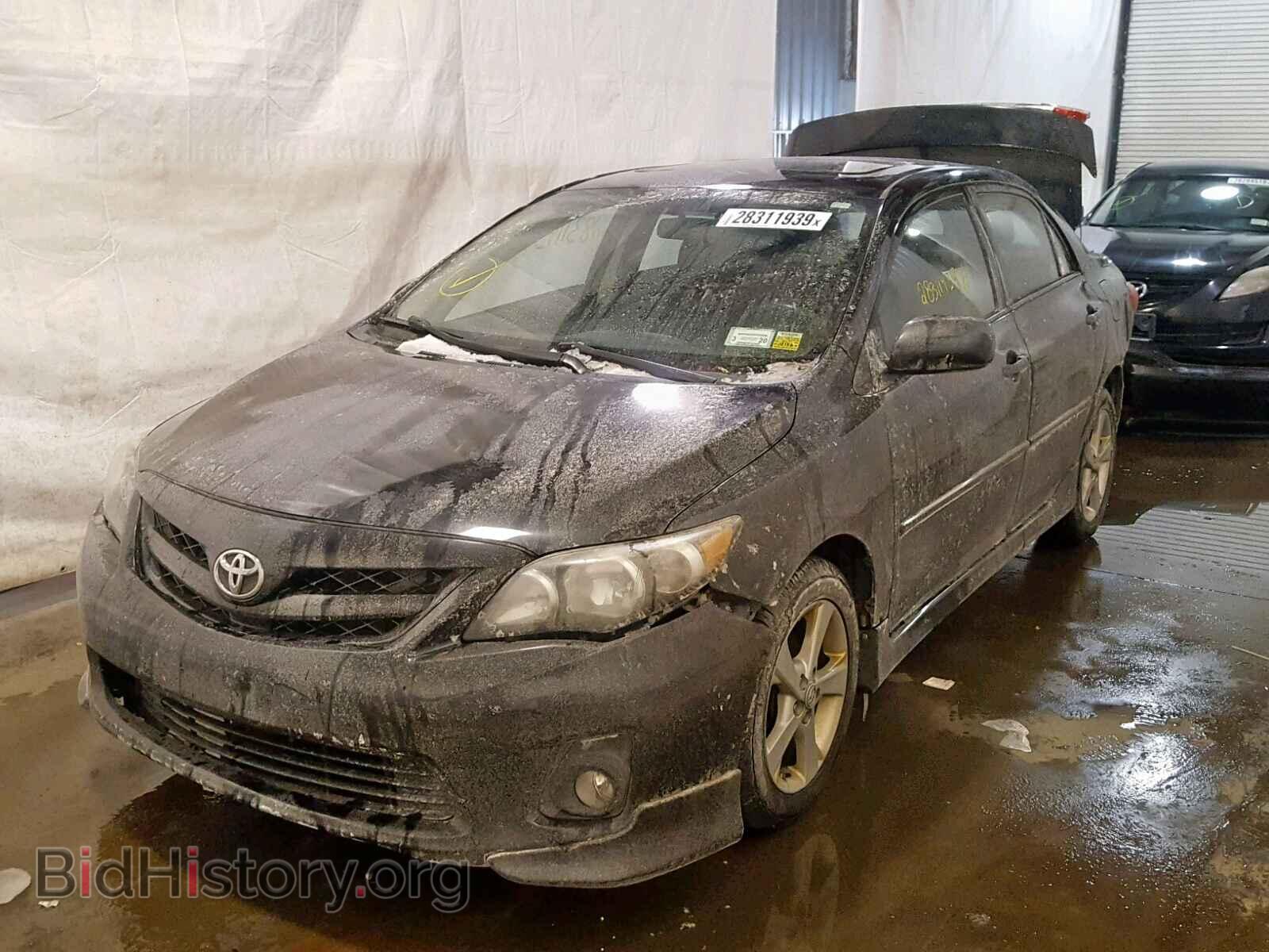 2011 TOYOTA COROLLA BA - VIN: 2T1BU4EE8BC626669 - Фото 2