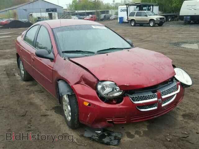 Photo 1B3ES56CX5D262754 - DODGE NEON 2005