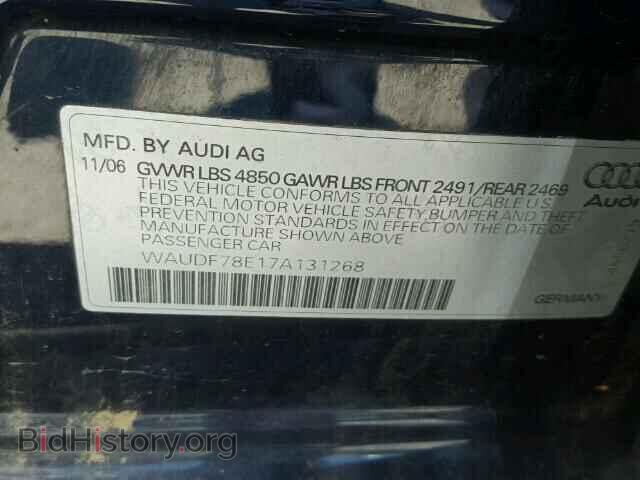 2007 AUDI A4 - VIN: WAUDF78E17A131268 - Photo 9