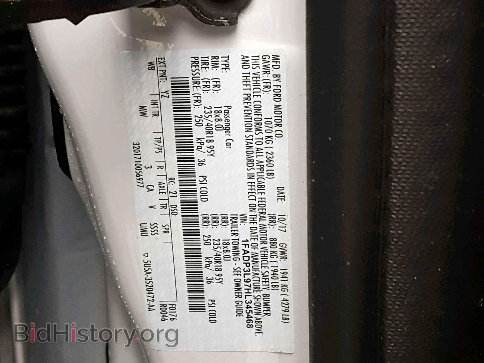 2017 FORD FOCUS - VIN: 1FADP3L97HL345468 - Фото 10