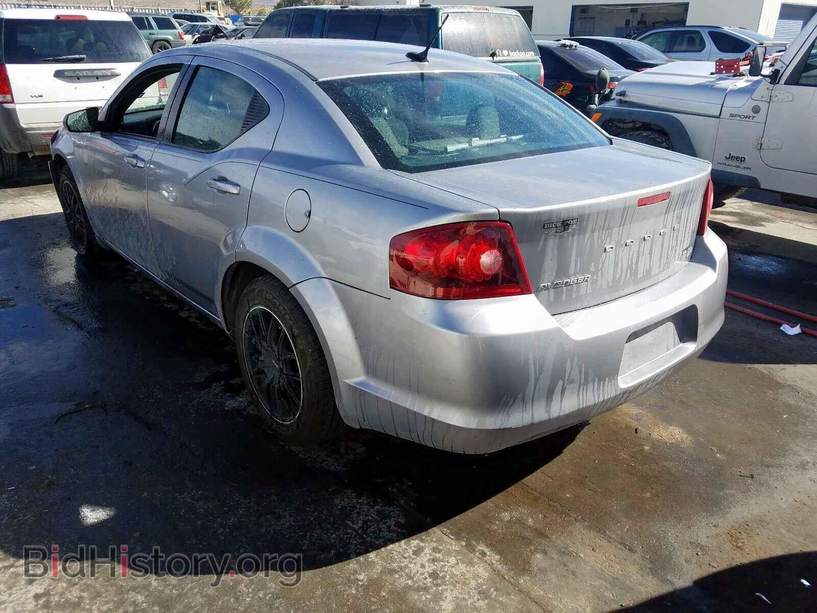 2014 DODGE AVENGER - VIN: 1C3CDZAB5EN216544 - Фото 3