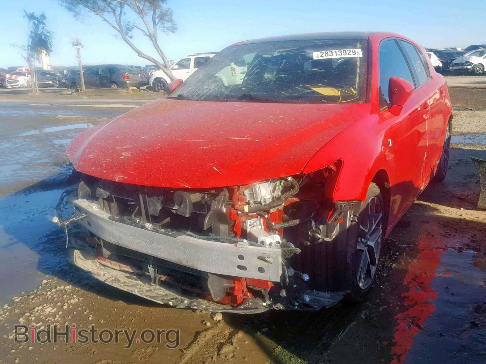 2014 LEXUS CT 200 - VIN: JTHKD5BH8E2181260 - Фото 2