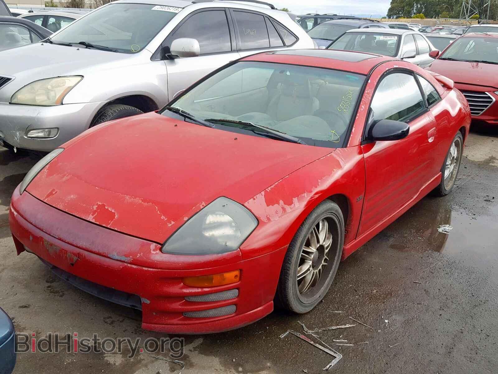 2000 MITSUBISHI ECLIPSE - VIN: 4A3AC54L1YE090560 - Фото 2