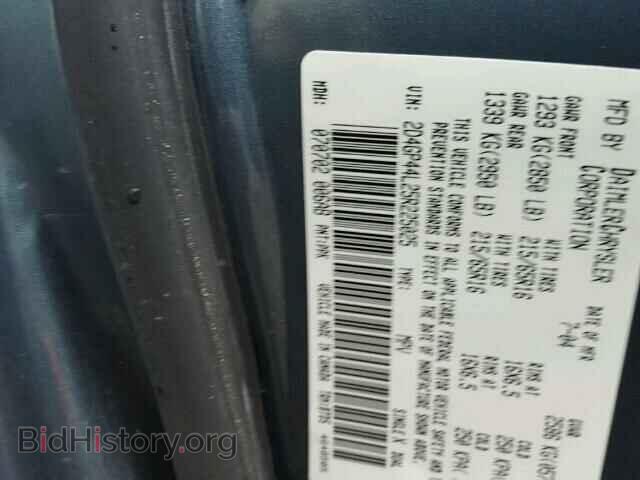 2005 DODGE CARAVAN - VIN: 2D4GP44L25R225025 - Фото 10