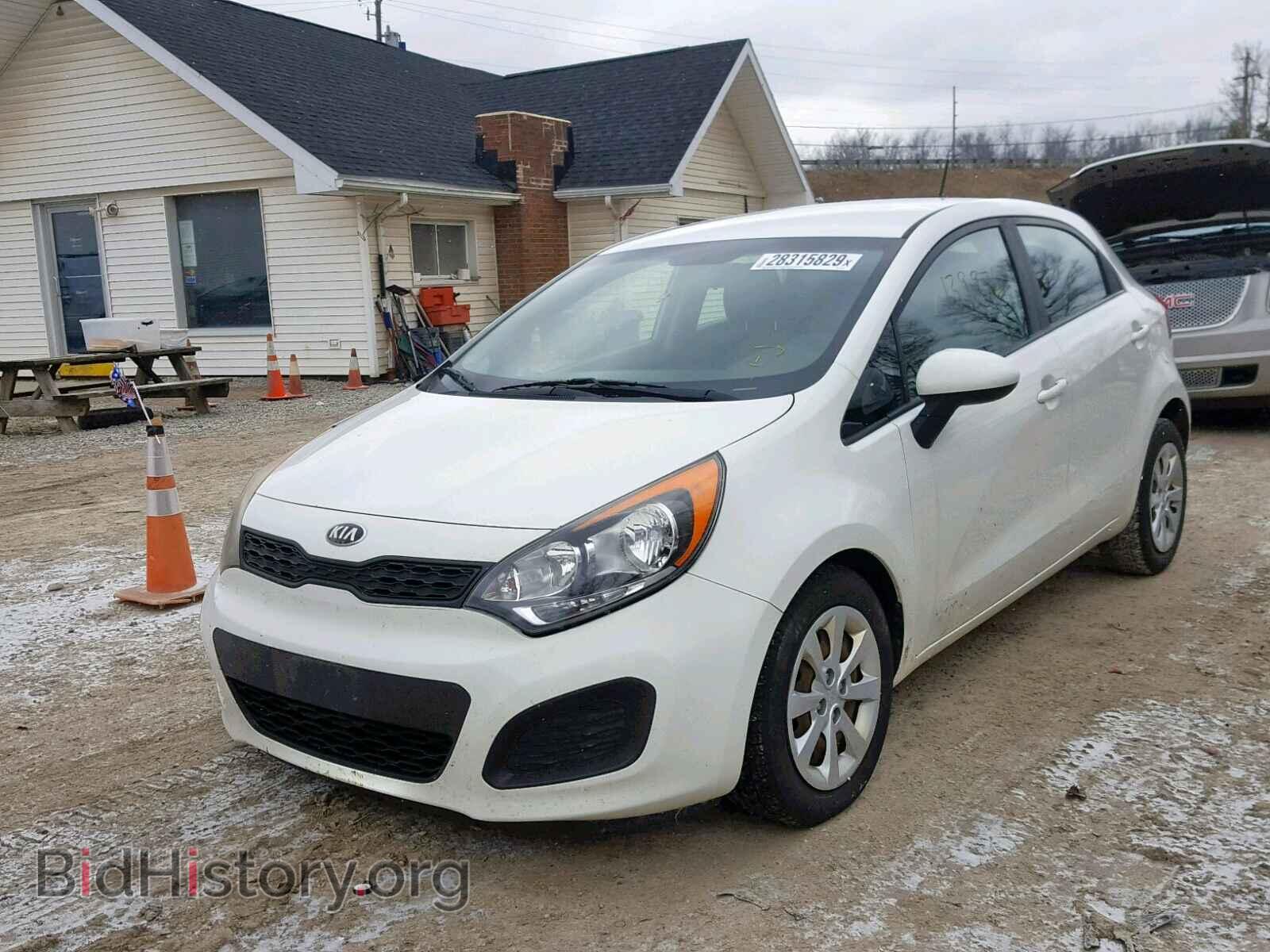 2013 KIA RIO - VIN: KNADM5A3XD6152332 - Фото 2