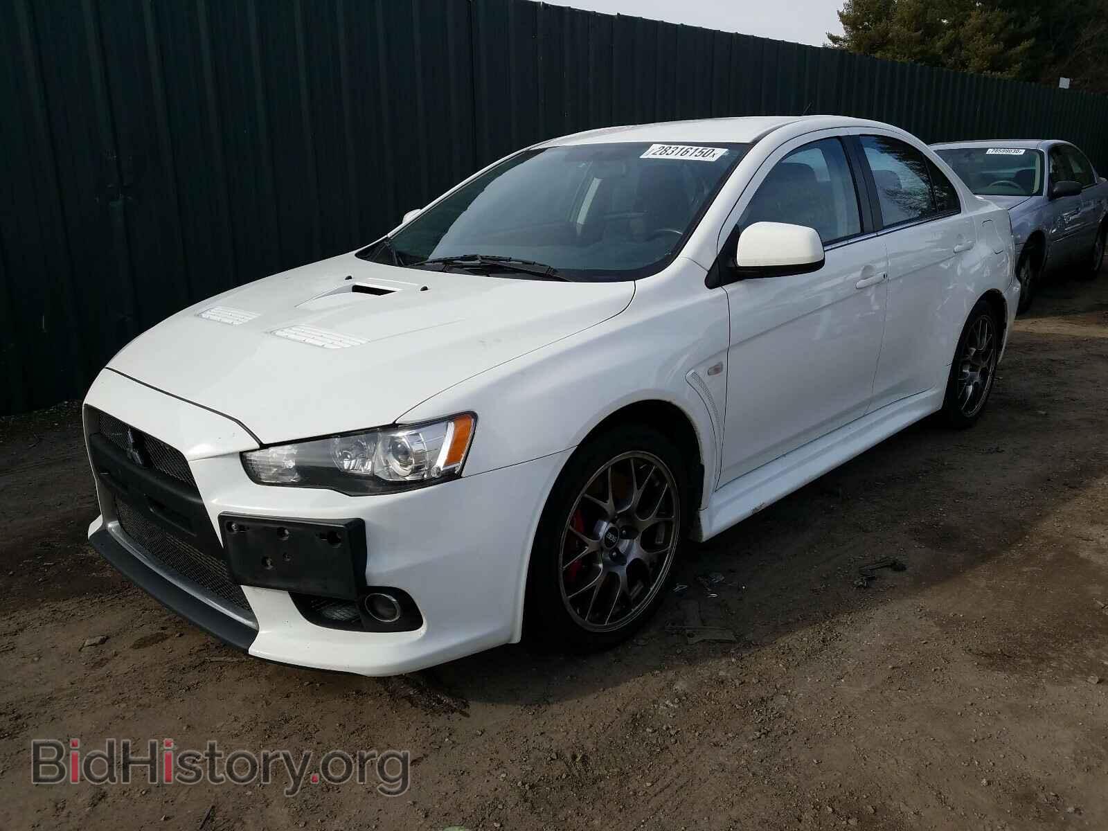 2014 MITSUBISHI EVO - VIN: JA32W5FV1EU007738 - Фото 2