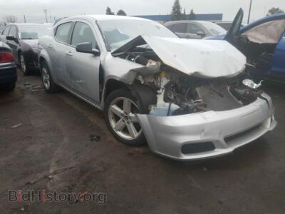 2011 Dodge AVENGER Avenger EX, серебристый — VIN 1B3BD4FB7BN588466, Copart