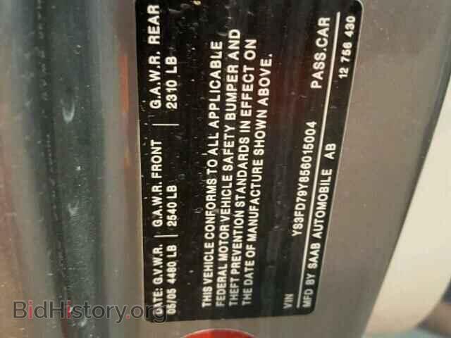 2005 SAAB 9 3 - VIN: YS3FD79Y856015004 - Photo 9