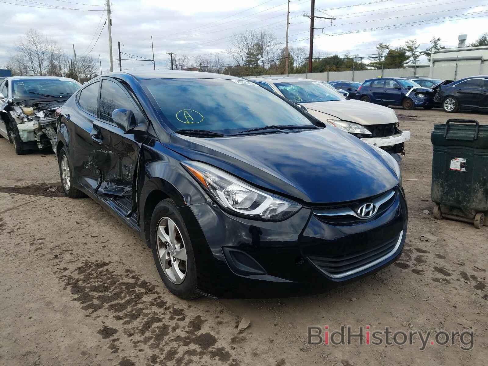 Photo KMHDH4AE6EU218712 - HYUNDAI ELANTRA 2014