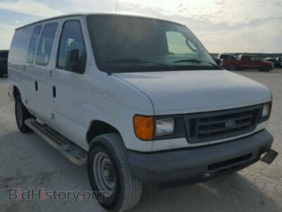 2007 Ford ECONOLINE, white — VIN 1FTNE24W67DA41186, Copart