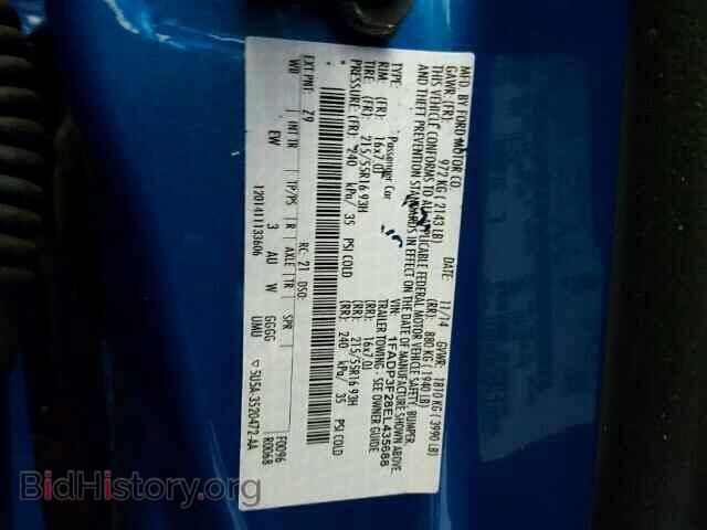 2014 FORD FOCUS - VIN: 1FADP3F28EL435688 - Фото 10