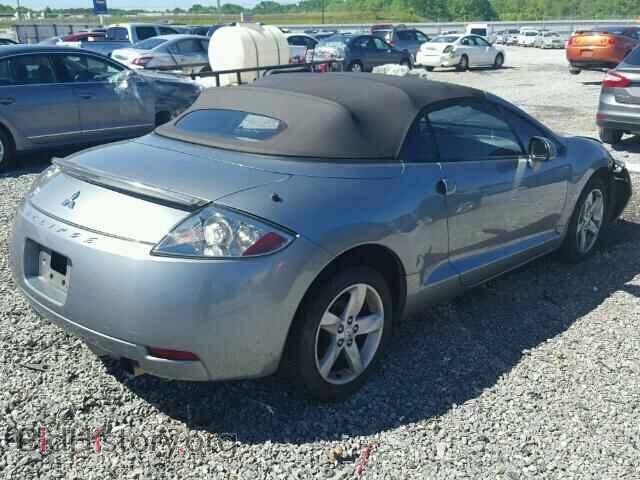 2007 MITSUBISHI ECLIPSE - VIN: 4A3AL25F67E033535 - Фото 4