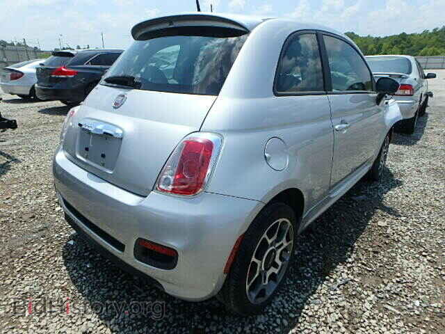2012 FIAT 500 - VIN: 3C3CFFBR4CT223521 - Фото 4