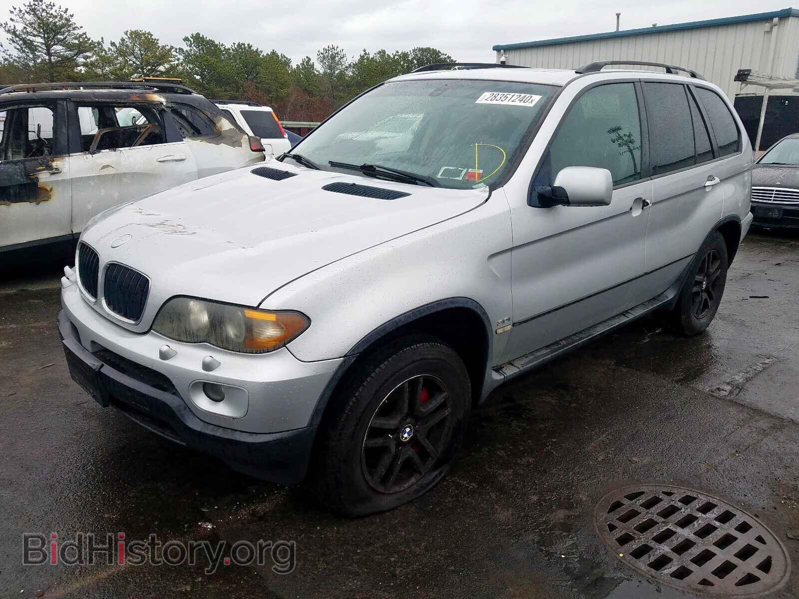 2005 BMW X5 - VIN: 5UXFA13575LY01744 - Фото 2