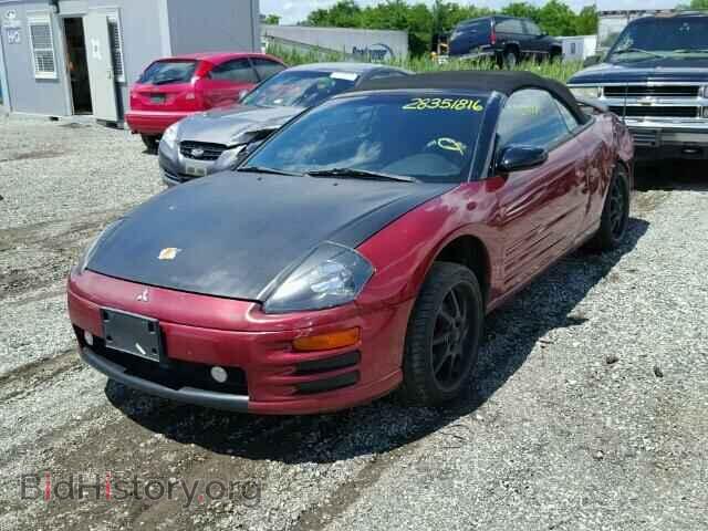 2002 MITSUBISHI ECLIPSE - VIN: 4A3AE45G92E076693 - Фото 2