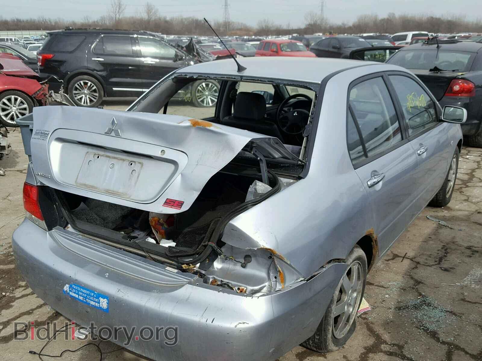 2006 MITSUBISHI LANCER - VIN: JA3AJ26E26U059518 - Фото 4