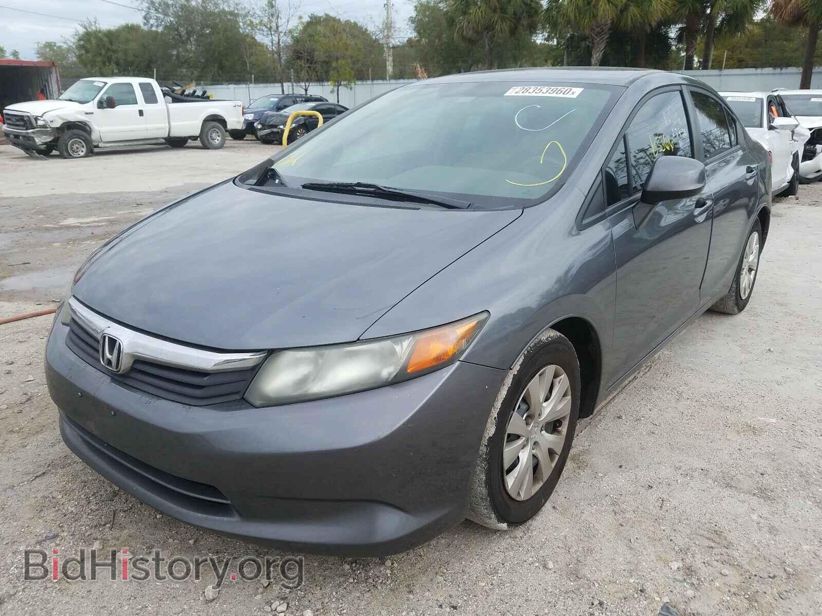 2012 HONDA CIVIC - VIN: 19XFB2F54CE106787 - Фото 2