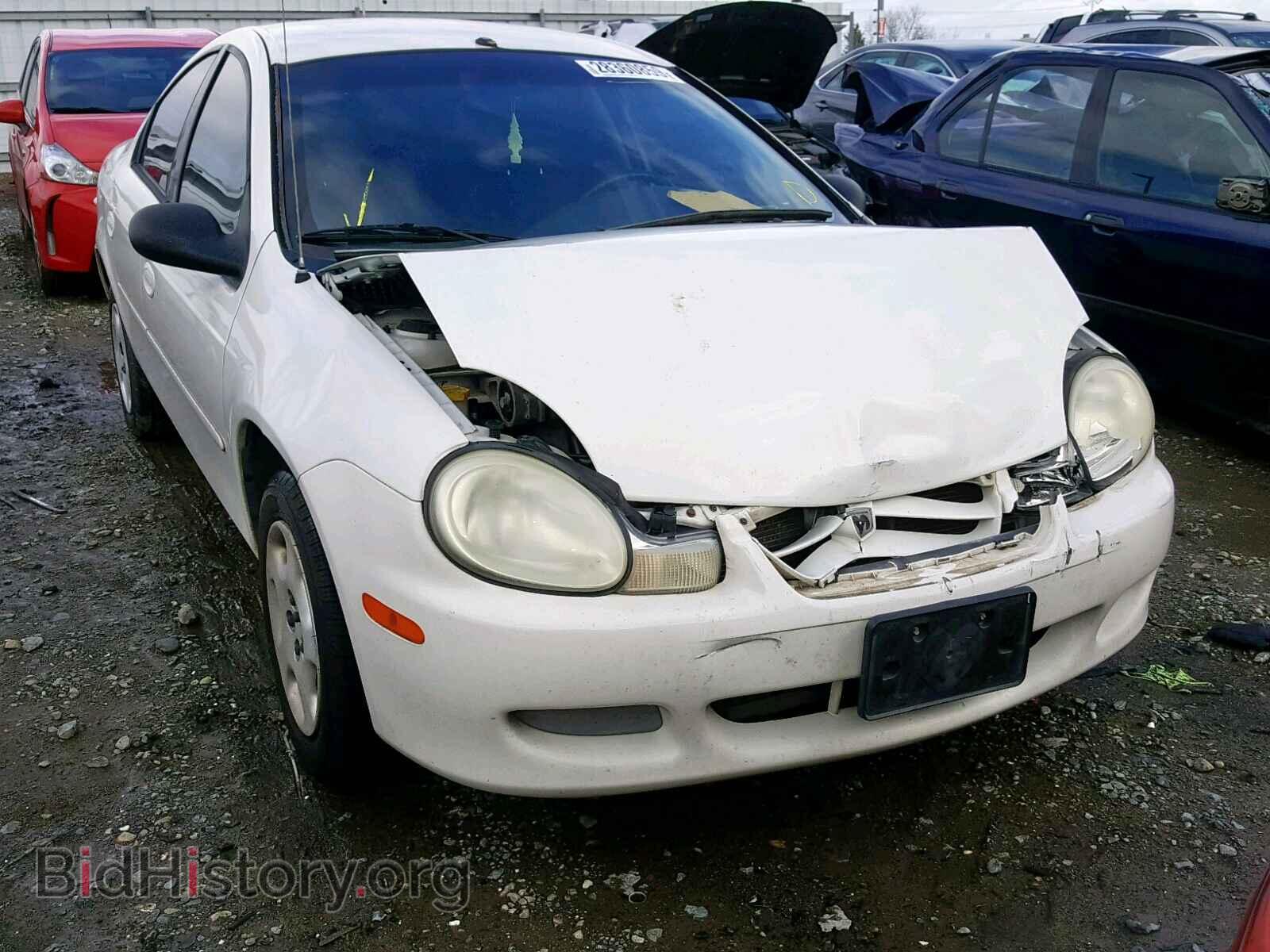 Photo 1B3ES26CX2D658564 - DODGE NEON 2002