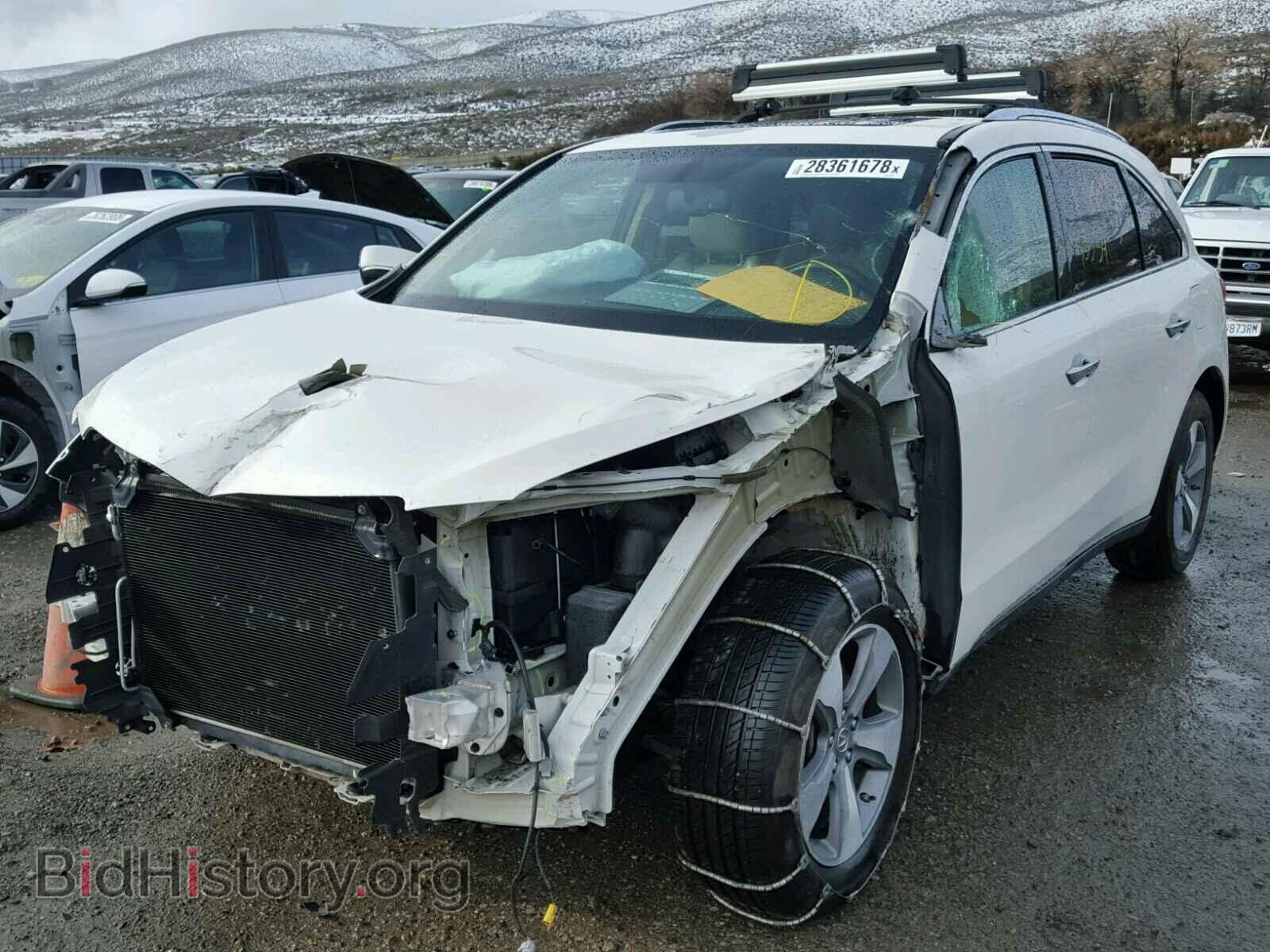 2014 ACURA MDX - VIN: 5FRYD3H29EB007437 - Фото 2