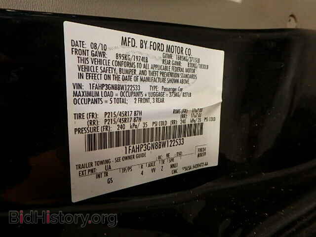 2011 FORD FOCUS - VIN: 1FAHP3GN8BW122533 - Фото 10