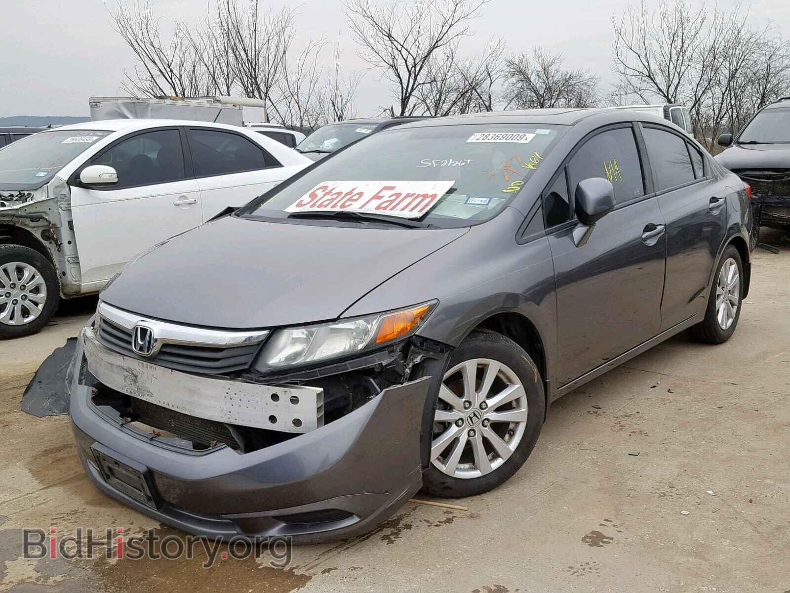 2012 HONDA CIVIC - VIN: 2HGFB2F89CH608324 - Фото 2