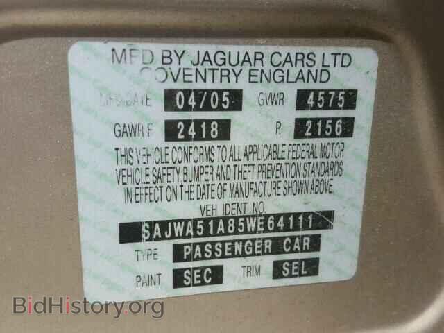 2005 JAGUAR X-TYPE - VIN: SAJWA51A85WE64111 - Фото 10