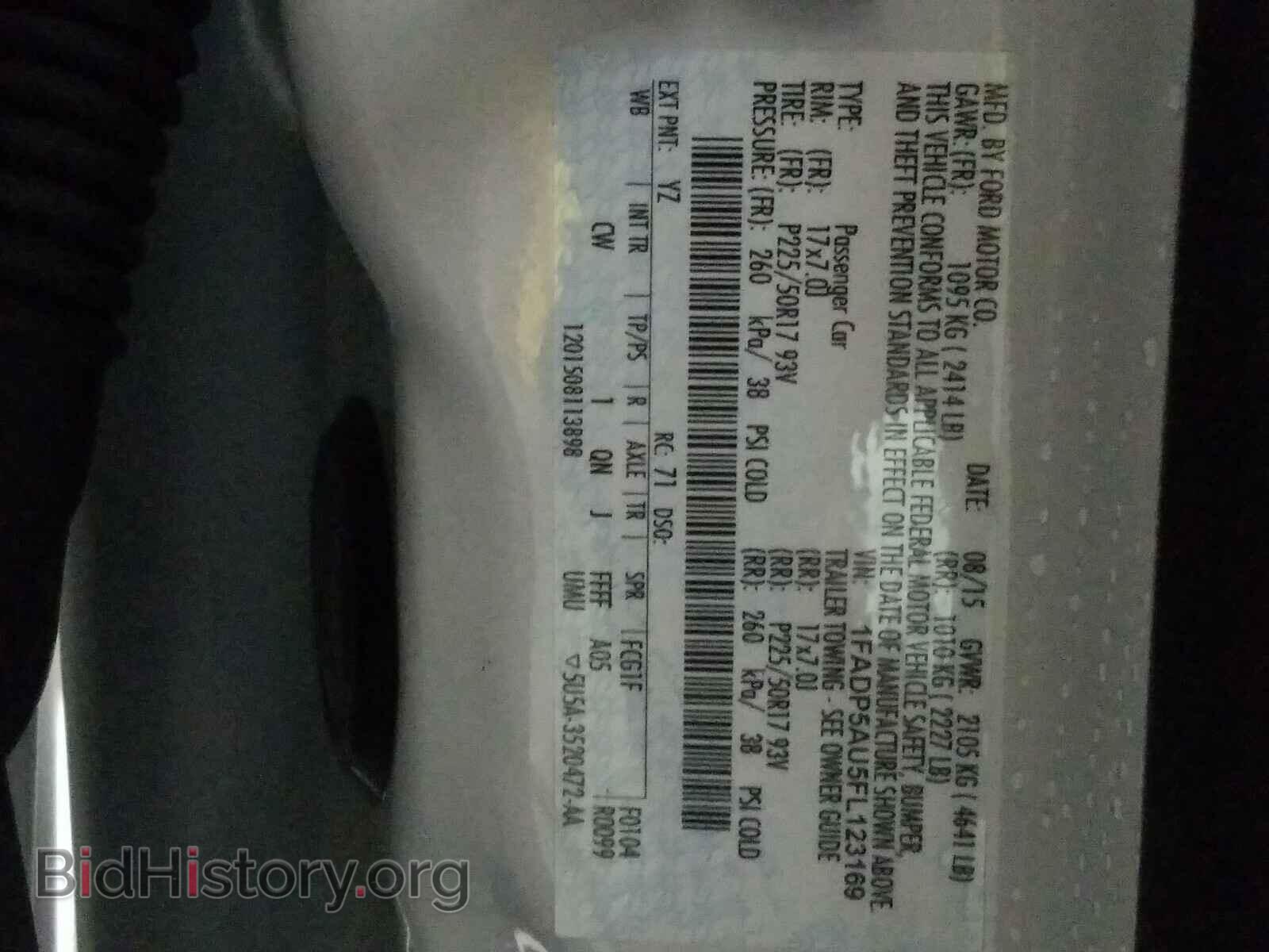 2015 FORD CMAX - VIN: 1FADP5AU5FL123169 - Фото 10